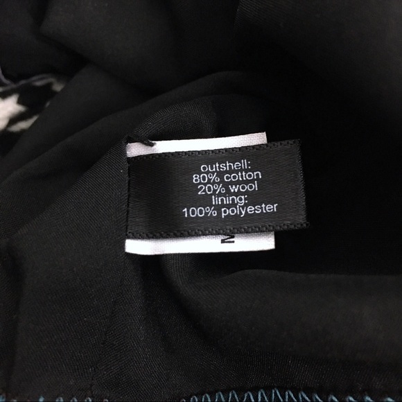 THE LIMITED Mini Skirt Wool Blend Houndstooth 90s Y2K Vibes Clueless Size 4 - Picture 7 of 9